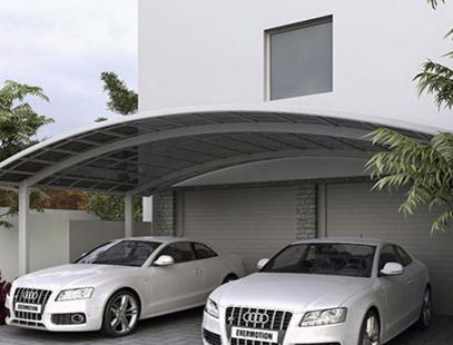 車棚造型開始多樣化