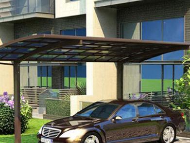 鋁合金車棚的骨架和邊梁的安裝步驟