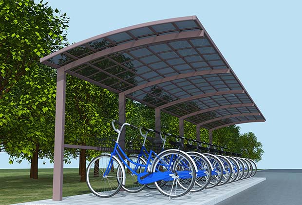 小區自行車停車棚