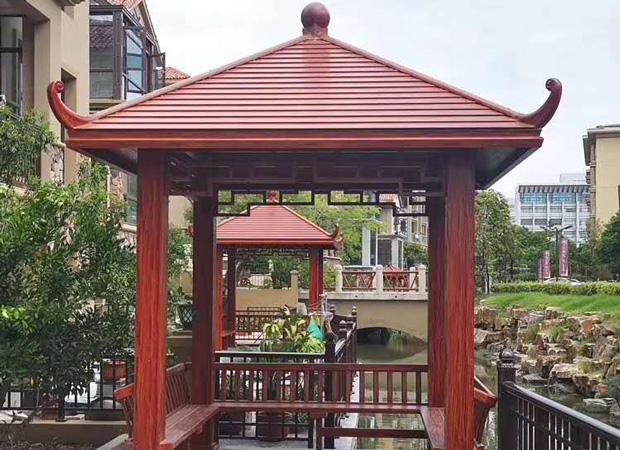 鋁合金六角涼亭