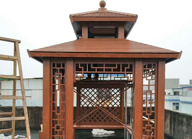 雙層琉璃瓦涼亭
