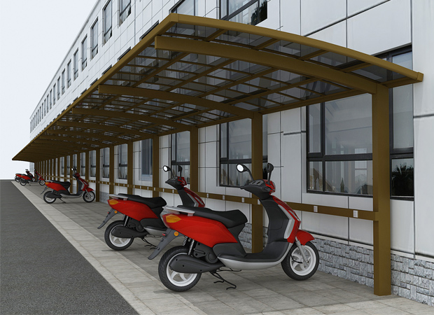 充電樁電動自行車車棚