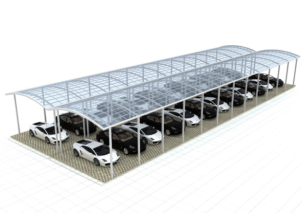 停車棚廠家/汽車停車棚