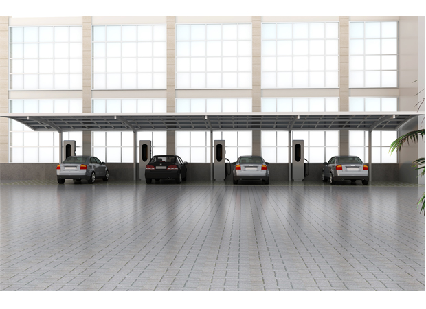 充電樁汽車車棚