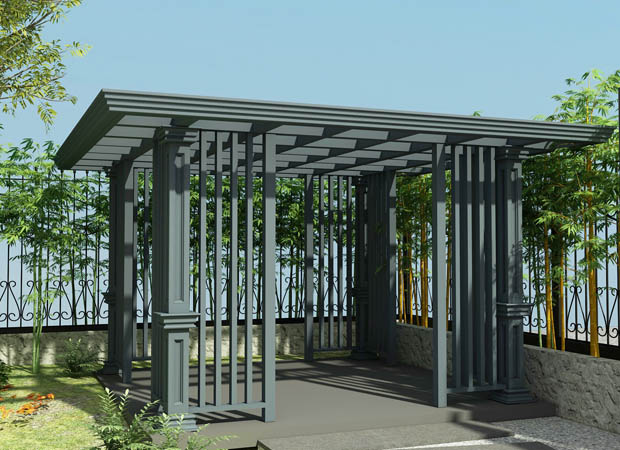 新中式涼亭 戶外