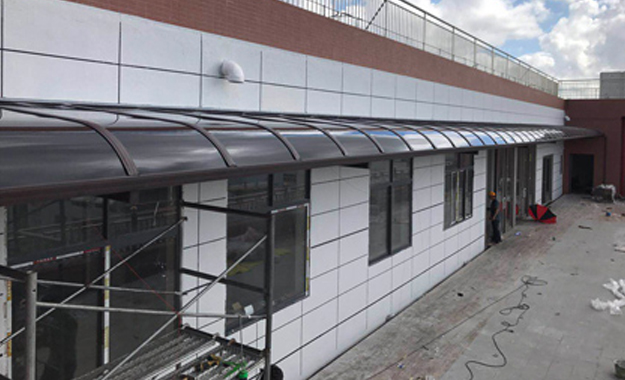 陽臺過道走廊雨棚案例實圖