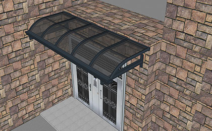 雨棚鋁合金遮陽